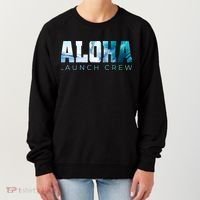 Aloha Big Wave Surf Camo Ocean In Honolulu Hawaii Oahu Maui Women's Sweatshirt thumb 0