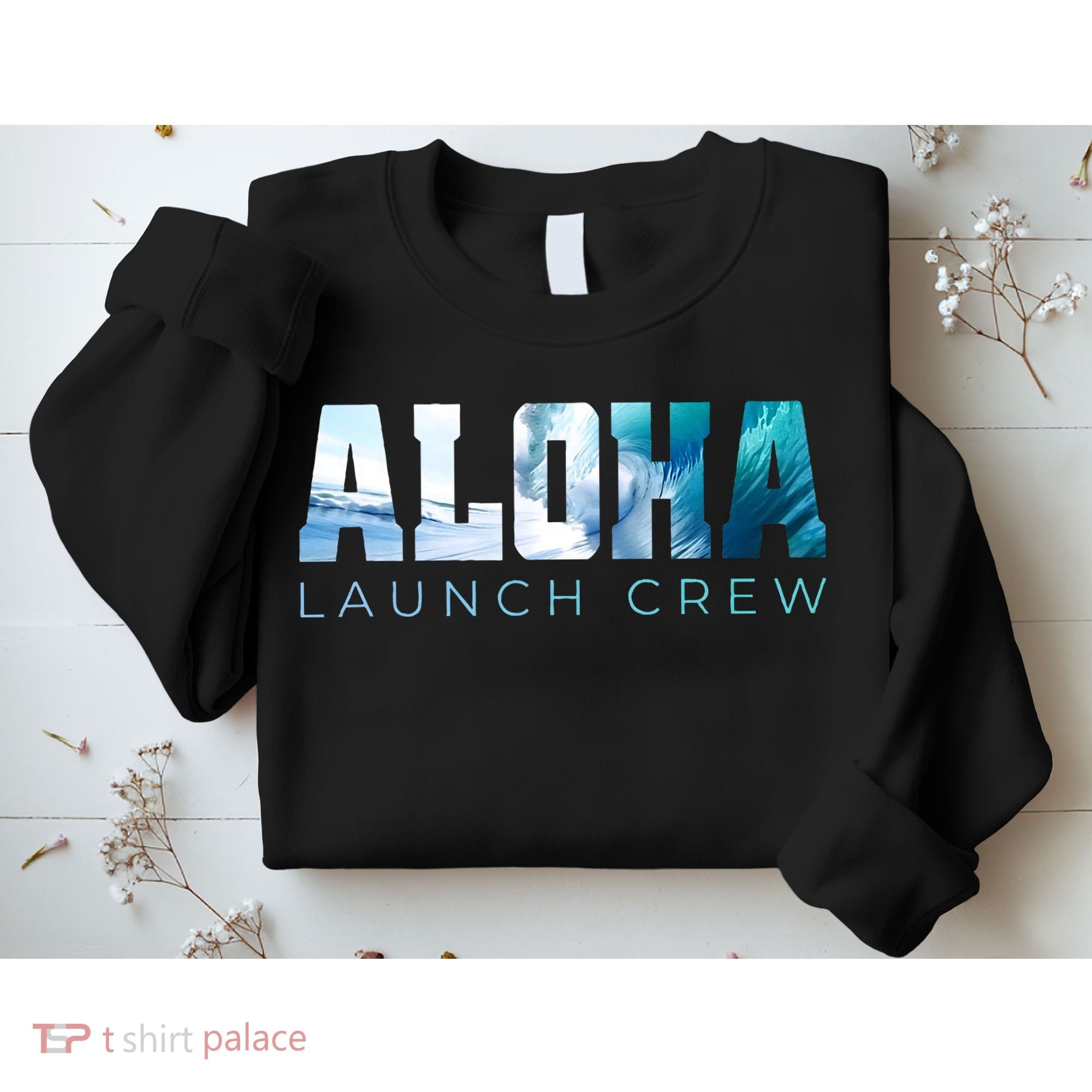 Aloha Big Wave Surf Camo Ocean In Honolulu Hawaii Oahu Maui Sweatshirt