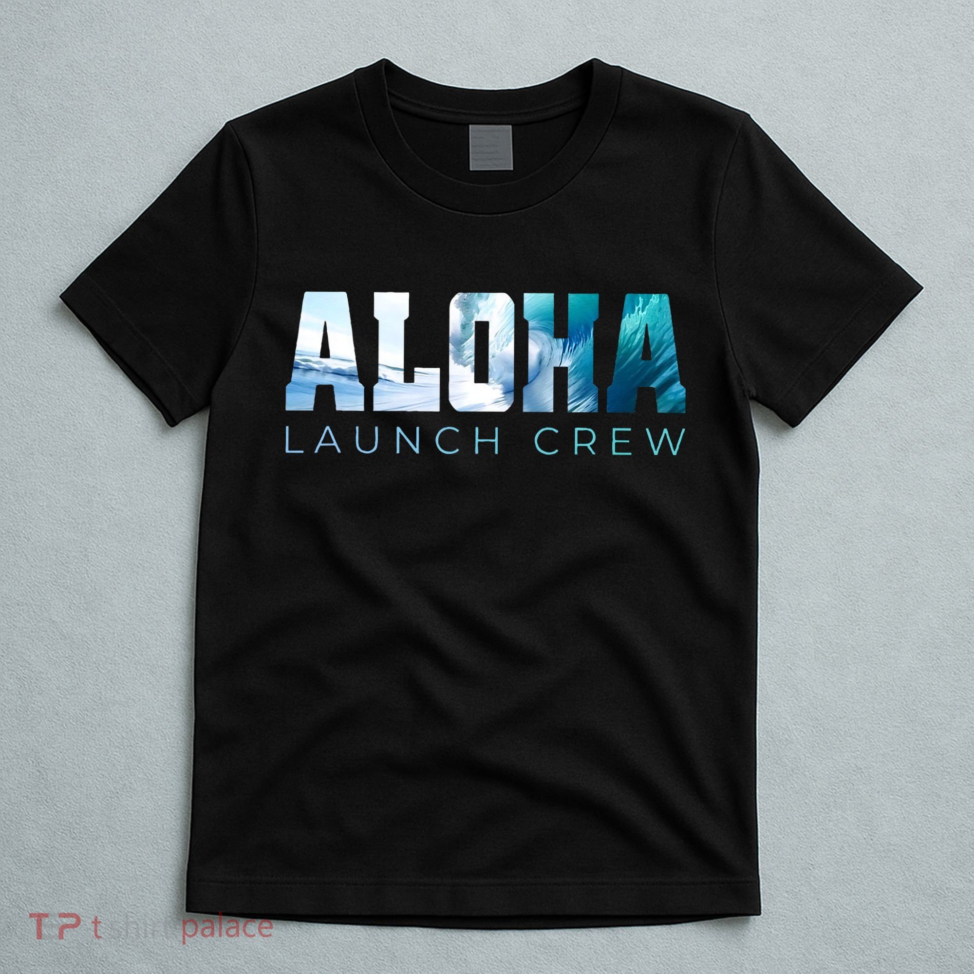 Aloha Big Wave Surf Camo Ocean In Honolulu Hawaii Oahu Maui T-Shirt