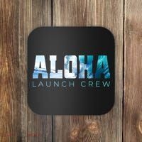 Aloha Big Wave Surf Camo Ocean In Honolulu Hawaii Oahu Maui Coaster thumb 0