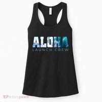 Aloha Big Wave Surf Camo Ocean In Honolulu Hawaii Oahu Maui Women's Tank Top thumb 0