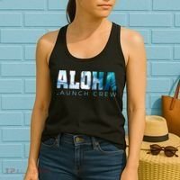 Aloha Big Wave Surf Camo Ocean In Honolulu Hawaii Oahu Maui Women's Tank Top thumb 2