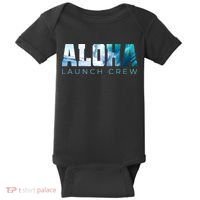 Aloha Big Wave Surf Camo Ocean In Honolulu Hawaii Oahu Maui Baby Bodysuit thumb 0