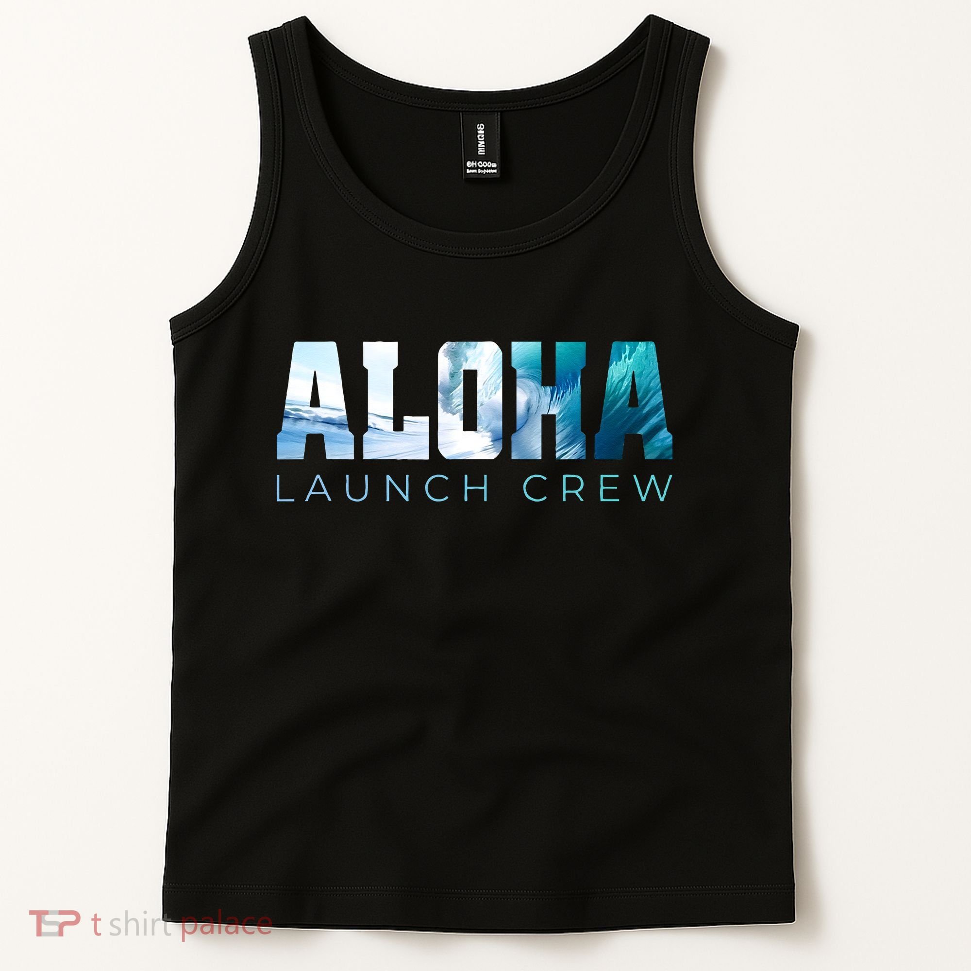 Aloha Big Wave Surf Camo Ocean In Honolulu Hawaii Oahu Maui Tank Top
