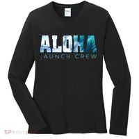 Aloha Big Wave Surf Camo Ocean In Honolulu Hawaii Oahu Maui Women's Long Sleeve Shirt thumb 0