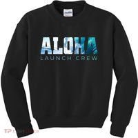 Aloha Big Wave Surf Camo Ocean In Honolulu Hawaii Oahu Maui Kids Sweatshirt thumb 0