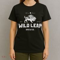American Brewery Wild Leap Craft Beer T-Shirt thumb 4