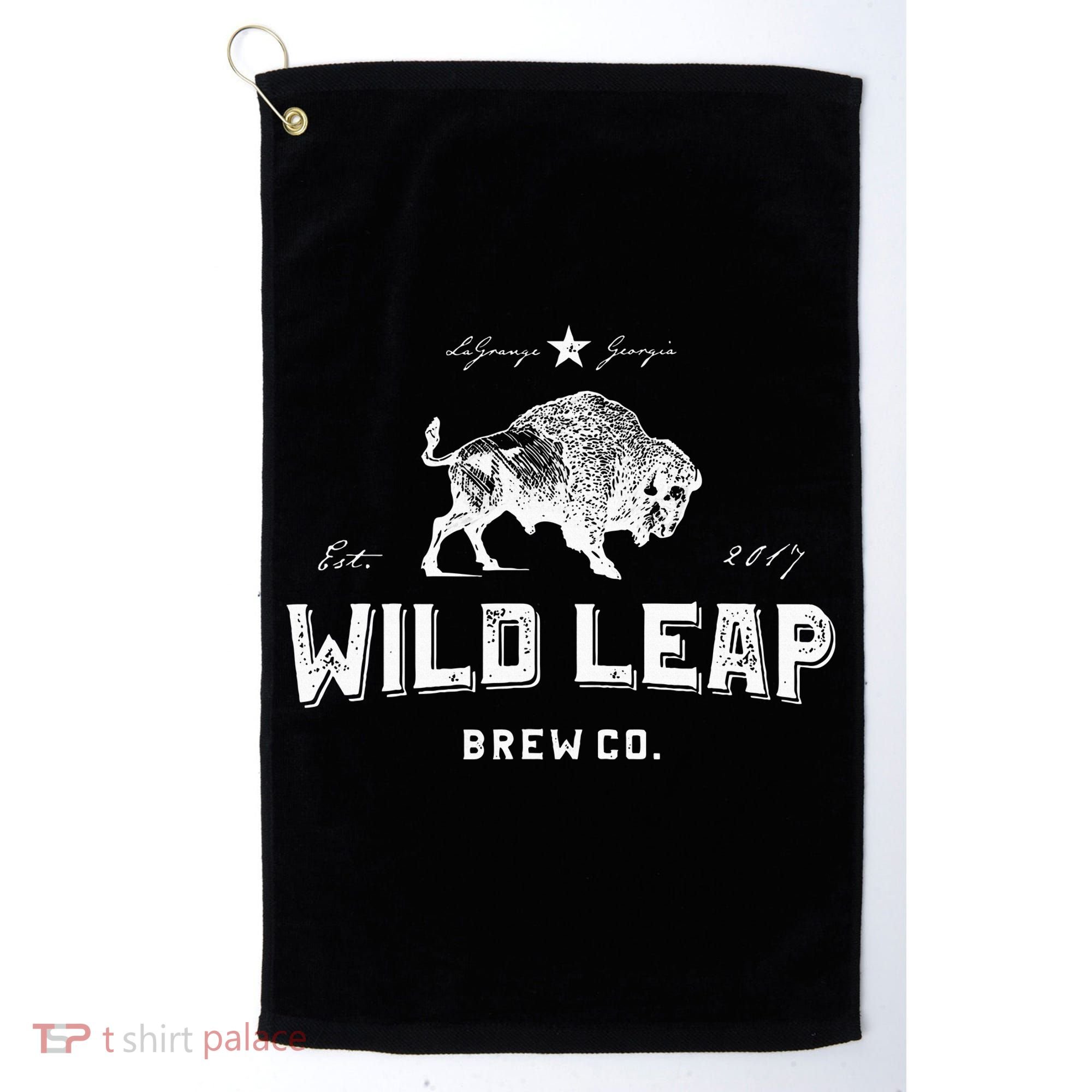 American Brewery Wild Leap Craft Beer Golf Towel