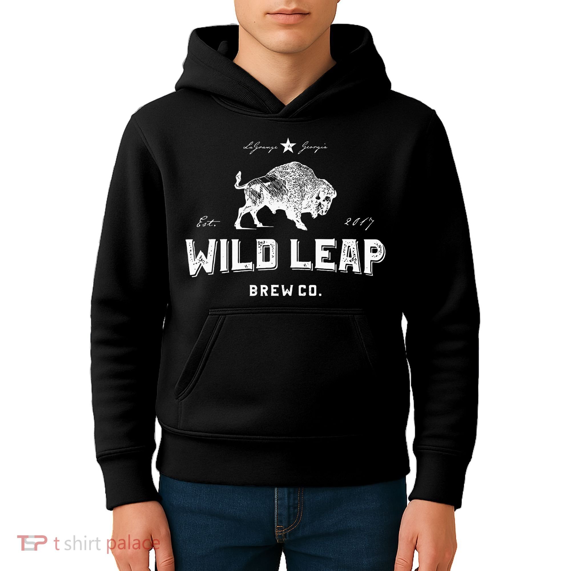 American Brewery Wild Leap Craft Beer Kids Hoodie