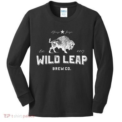 American Brewery Wild Leap Craft Beer Kids Long Sleeve Shirt