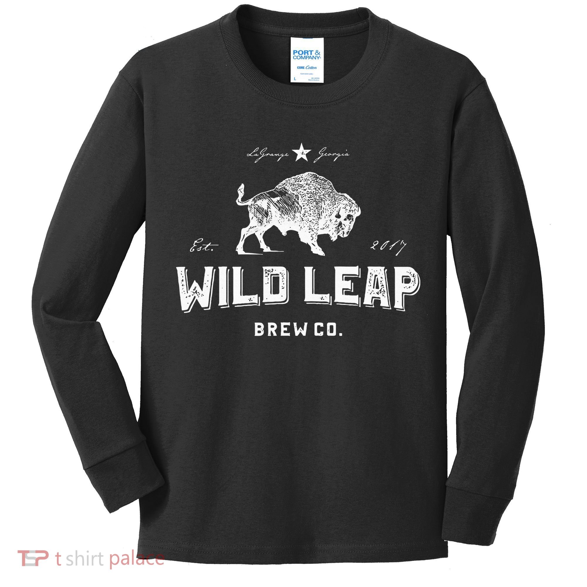 American Brewery Wild Leap Craft Beer Kids Long Sleeve Shirt