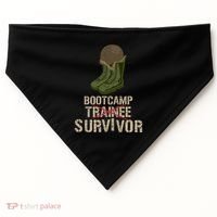 Army Bootcamp Workout Bootcamp Survivor USA-Made Doggie Bandana thumb 0