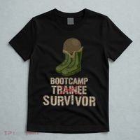 Army Bootcamp Workout Bootcamp Survivor T-Shirt thumb 5