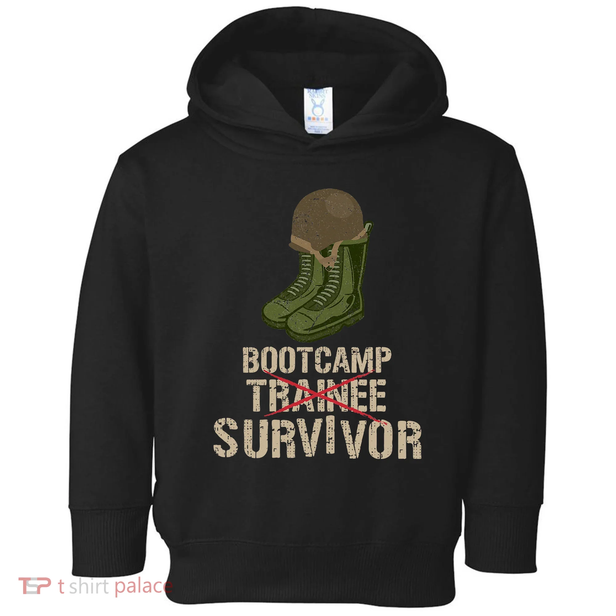 Army Bootcamp Workout Bootcamp Survivor Toddler Hoodie
