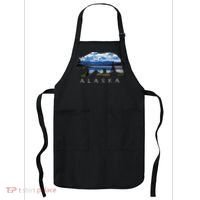 Alaskan Bear With Lake Mountain Souvenir Apron thumb 0