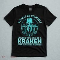 Always Be Yourself Unless You Can Be A Kraken Funny Octopus T-Shirt thumb 5