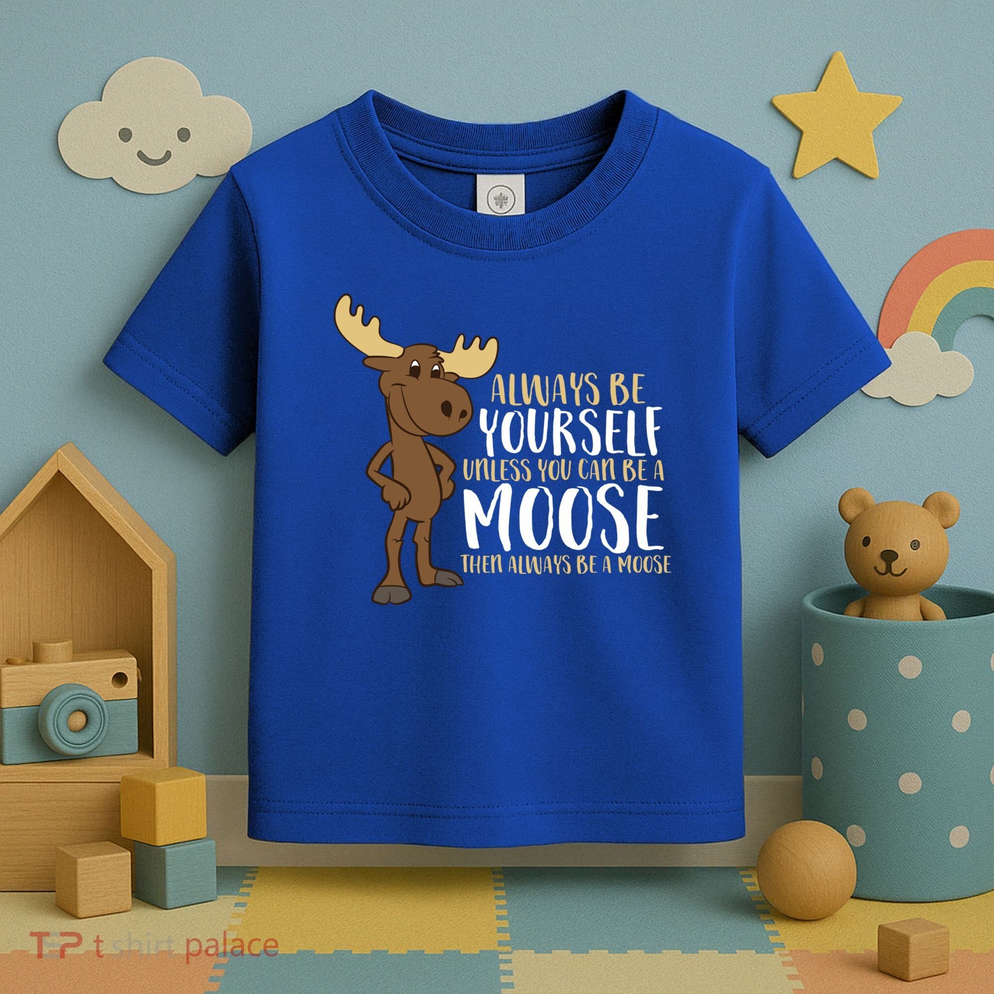 Always Be Yourself Unless You Can Be A Moose Cool Gift Toddler T-Shirt