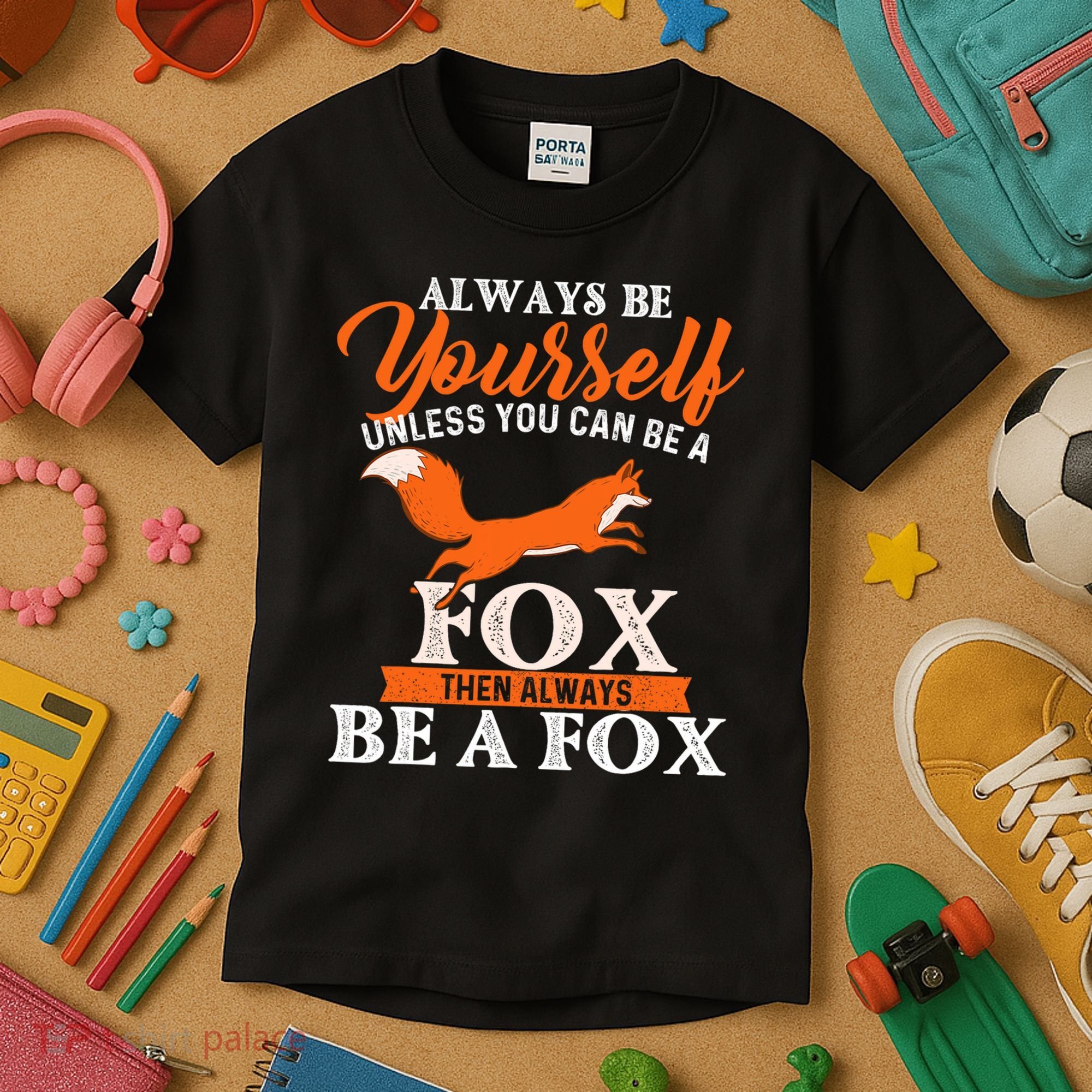 Always Be Yourself Unless You Can Be A Fox Fox Lover Kids T-Shirt