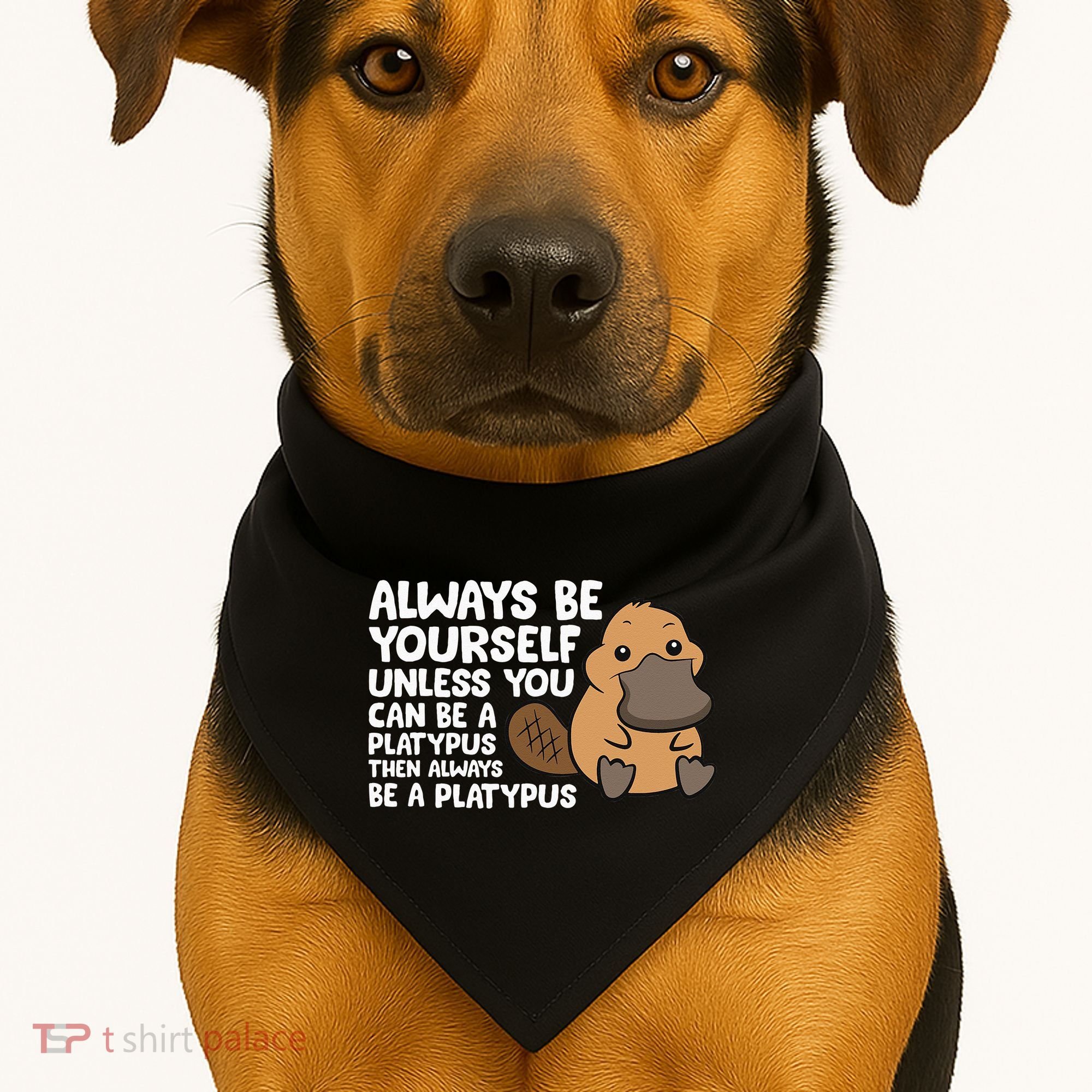 Always Be Yourself Unless You Can Be A Platypus USA-Made Doggie Bandana
