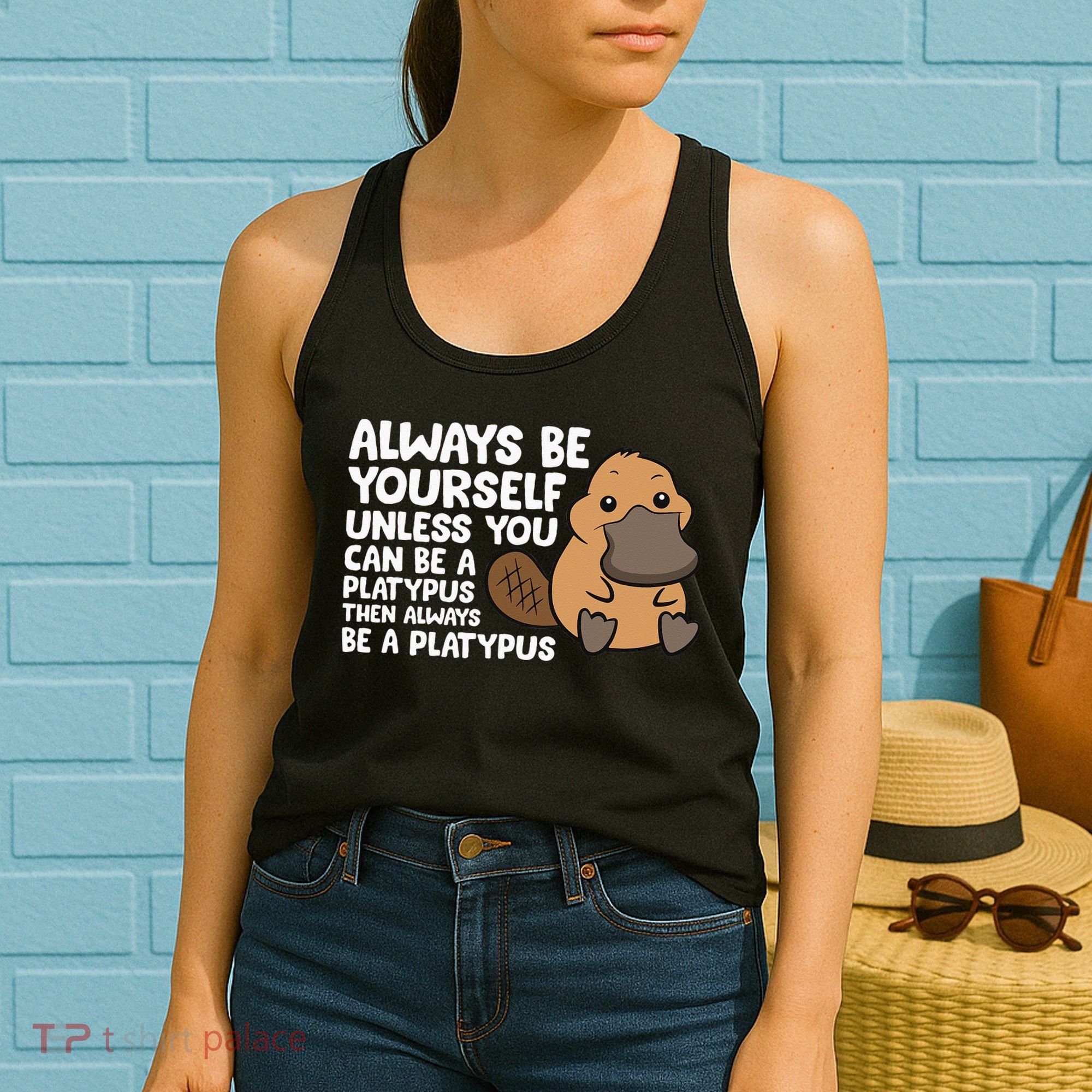 Always Be Yourself Unless You Can Be A Platypus Women's Tank Top