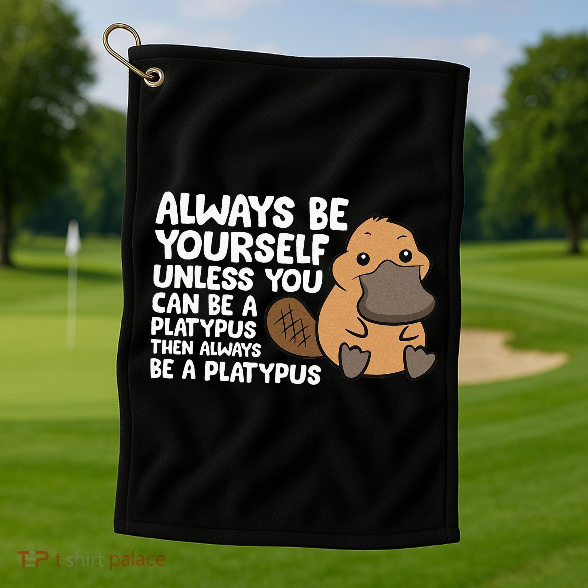 Always Be Yourself Unless You Can Be A Platypus Golf Towel