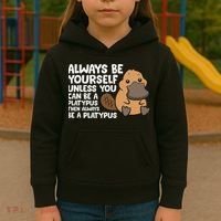 Always Be Yourself Unless You Can Be A Platypus Kids Hoodie thumb 3