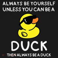 Always Be Yourself Unless You Can Be A Duck Cute Funny Ornament thumb 1