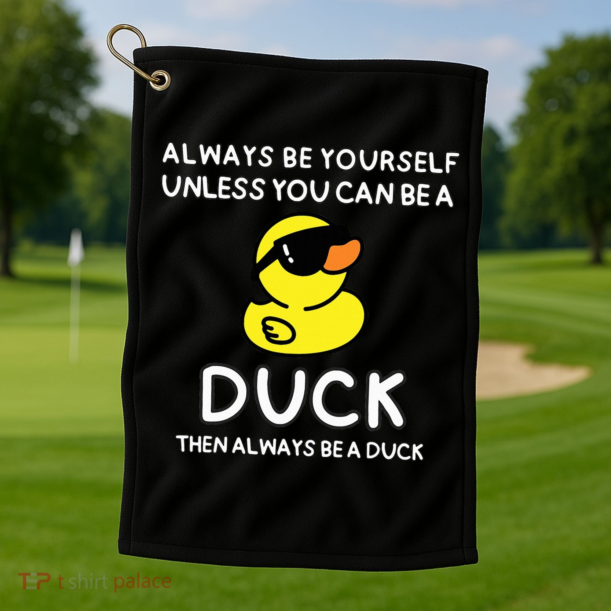 Always Be Yourself Unless You Can Be A Duck Cute Funny Golf Towel