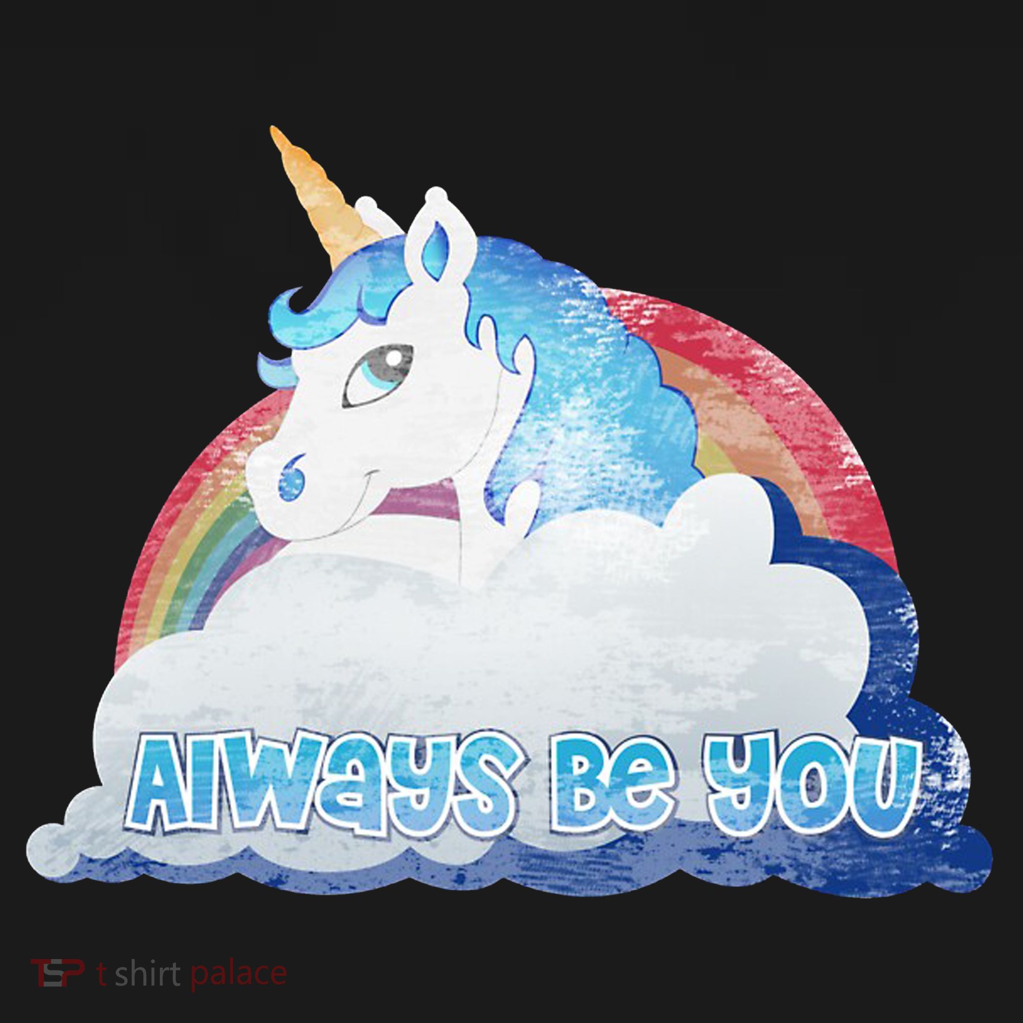 Always Be You Unicorn Rainbow Quote Sweatshirt