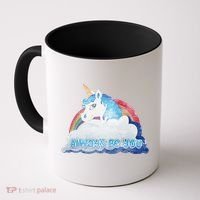 Always Be You Unicorn Rainbow Quote Coffee Mug thumb 0