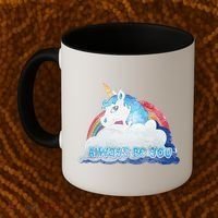 Always Be You Unicorn Rainbow Quote Coffee Mug thumb 2