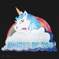 Always Be You Unicorn Rainbow Quote Women's Tank Top thumb 5