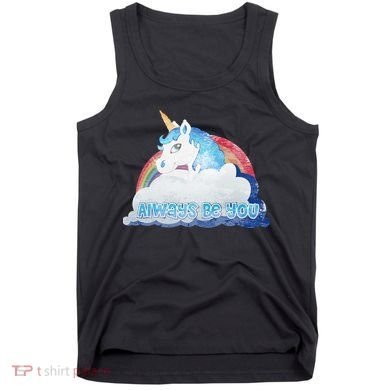Always Be You Unicorn Rainbow Quote Tank Top