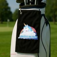 Always Be You Unicorn Rainbow Quote Golf Towel thumb 2