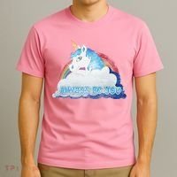 Always Be You Unicorn Rainbow Quote T-Shirt thumb 3