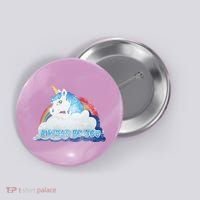 Always Be You Unicorn Rainbow Quote Button thumb 0