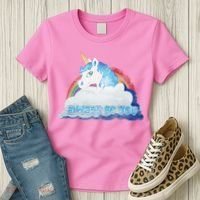 Always Be You Unicorn Rainbow Quote Women's T-Shirt thumb 3