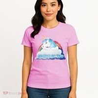 Always Be You Unicorn Rainbow Quote Women's T-Shirt thumb 4