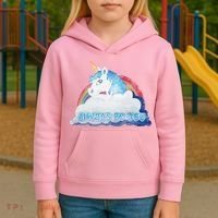 Always Be You Unicorn Rainbow Quote Kids Hoodie thumb 3