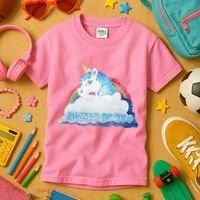 Always Be You Unicorn Rainbow Quote Kids T-Shirt thumb 3