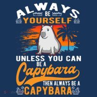 Always Be Yourself Unless You Can Be A Capybara Women's Tank Top thumb 5