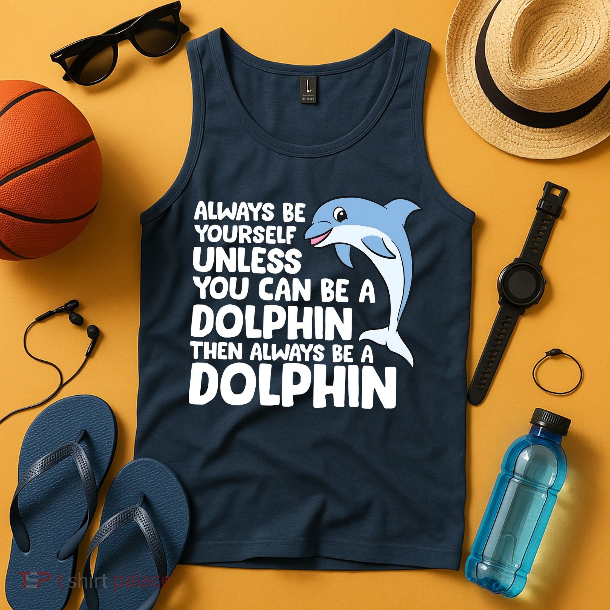 Always Be Yourself Unless You Can Be A Dolphin Tank Top