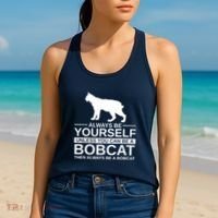 Always Be Yourself Bobcat Women's Tank Top thumb 2