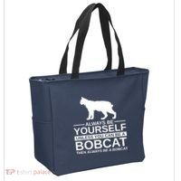 Always Be Yourself Bobcat Tote Bag thumb 2