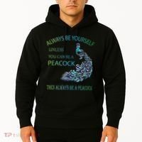 Always Be Yourself Unless You Can Be A Peacock Hoodie thumb 2