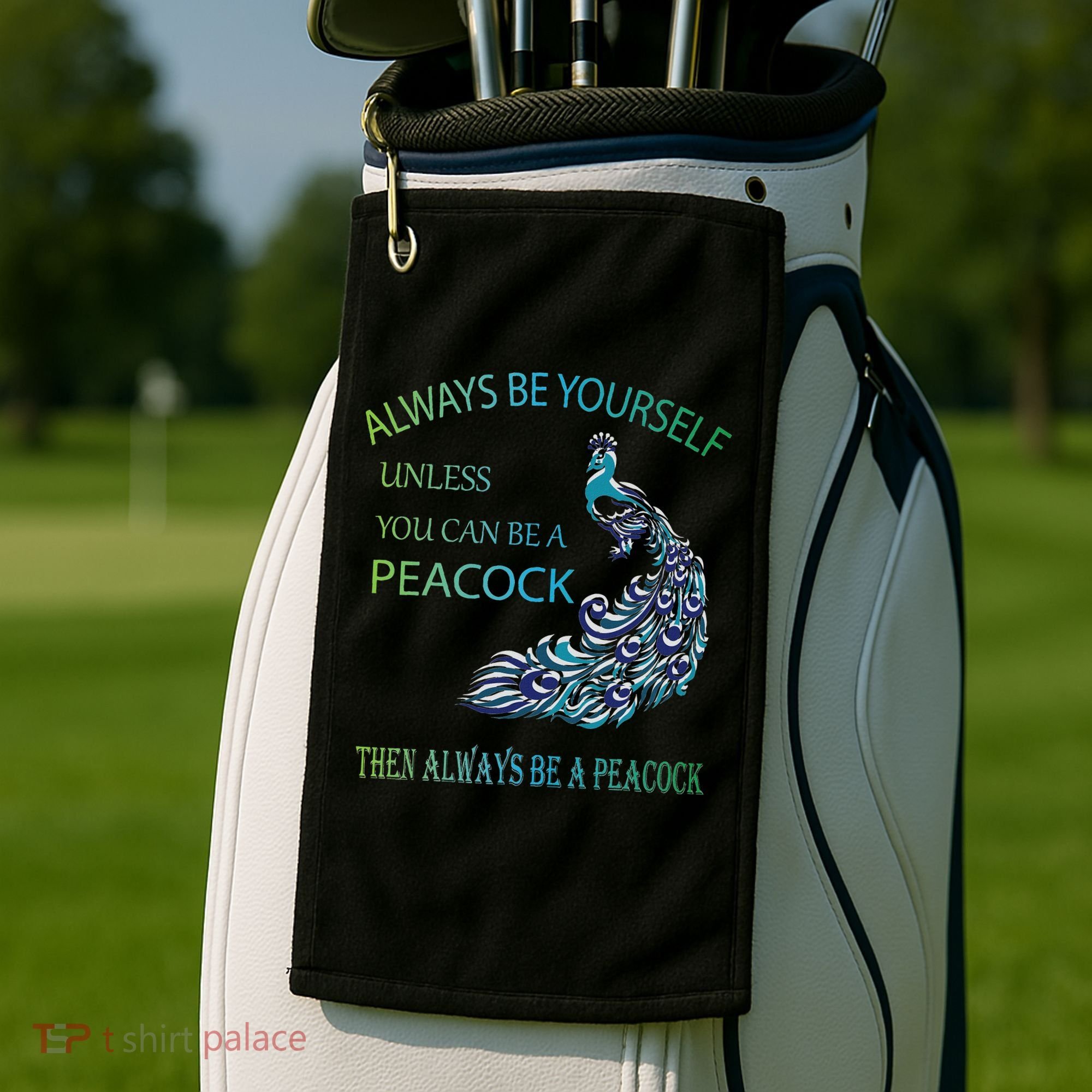 Always Be Yourself Unless You Can Be A Peacock Golf Towel