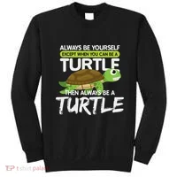 Always Be Yourself Except You Can Be Turtle Funny Sweatshirt thumb 0