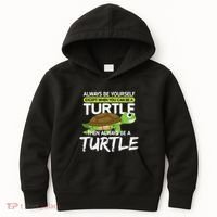 Always Be Yourself Except You Can Be Turtle Funny Kids Hoodie thumb 0