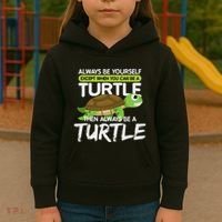 Always Be Yourself Except You Can Be Turtle Funny Kids Hoodie thumb 3