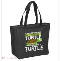 Always Be Yourself Except You Can Be Turtle Funny Tote Bag thumb 2